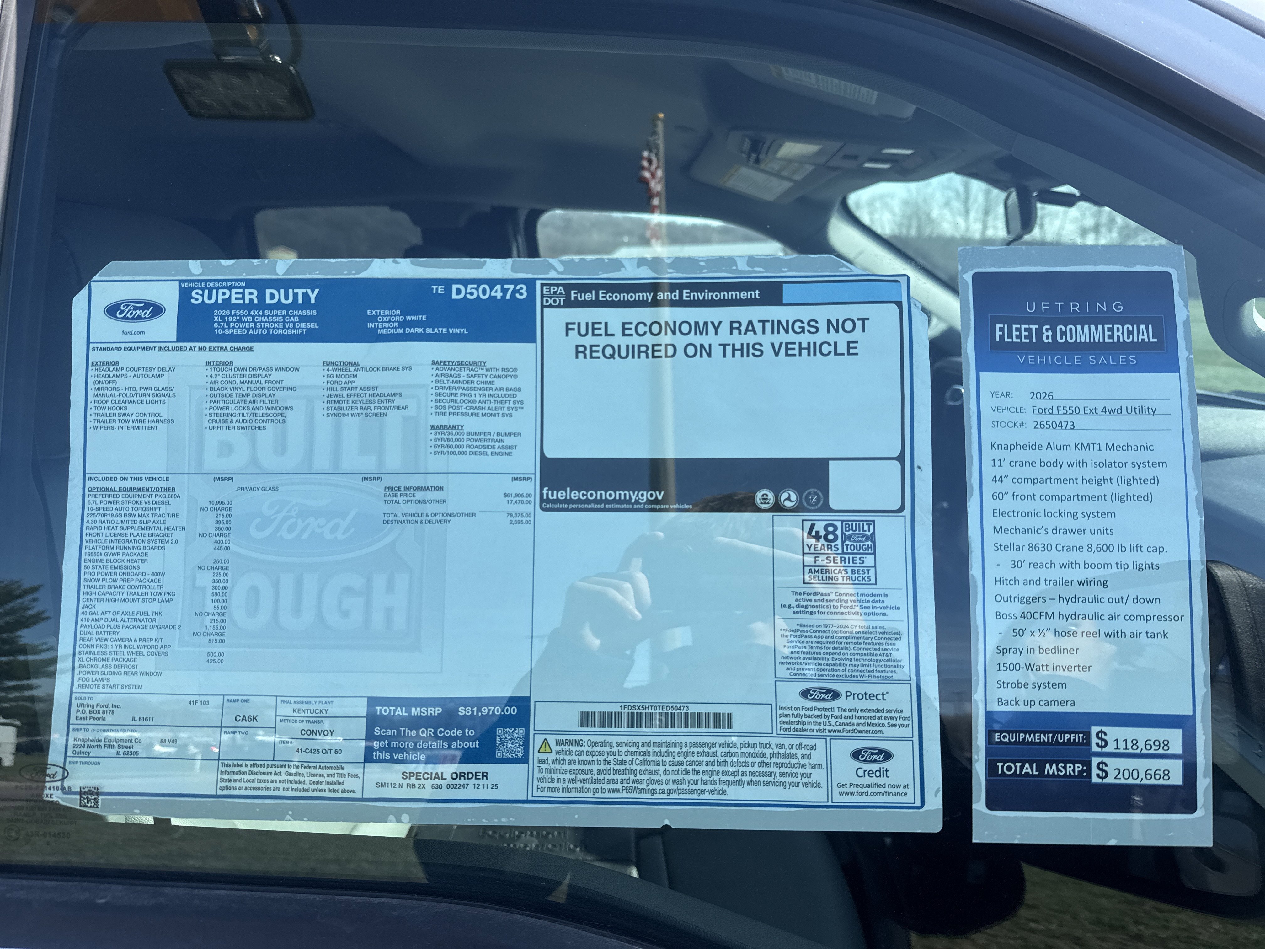 New 2026 Ford F550 4x4 Supercab Super Duty image 33