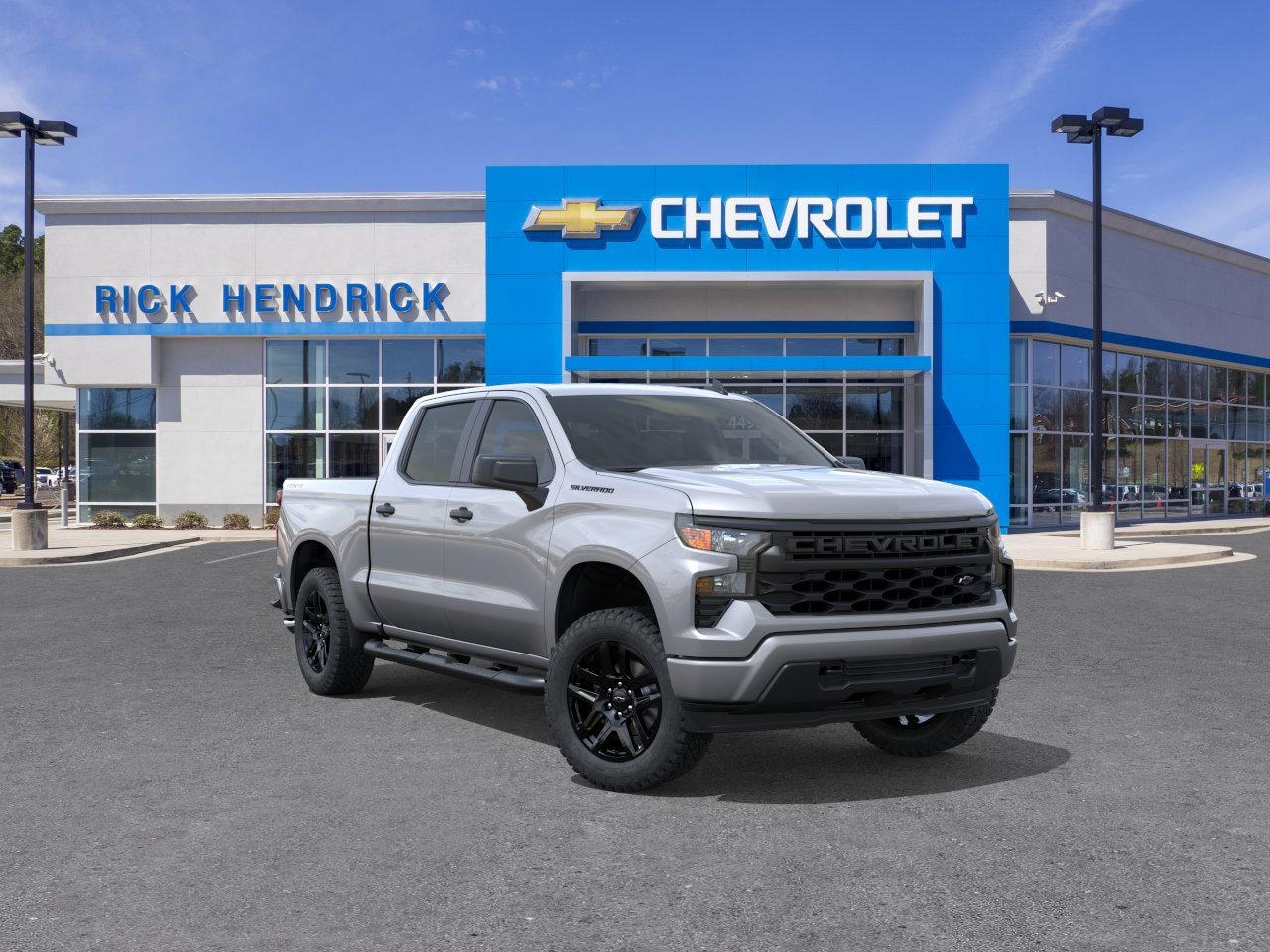 New 2026 Chevrolet Silverado 1500 Custom w/ Turbomax Blackout Package AWD/4WD video 2