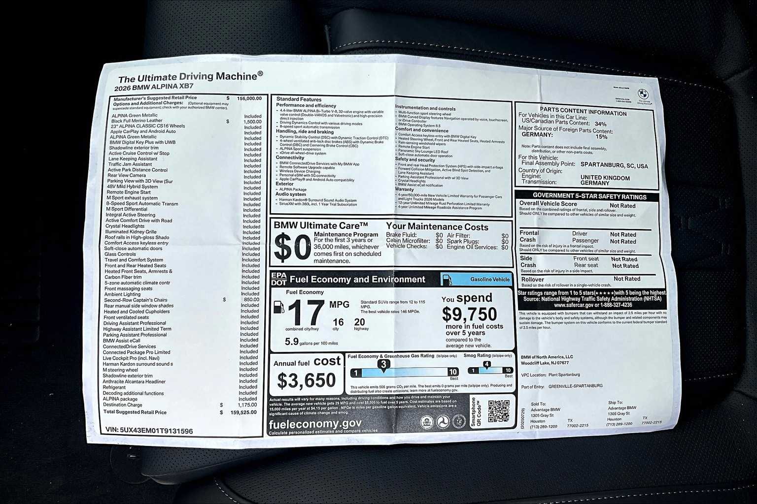 New 2026 BMW ALPINA XB7 image 22