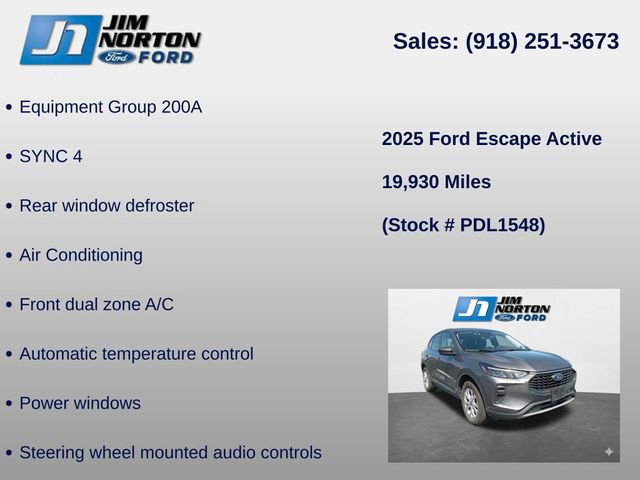 Used 2025 Ford Escape Active image 8