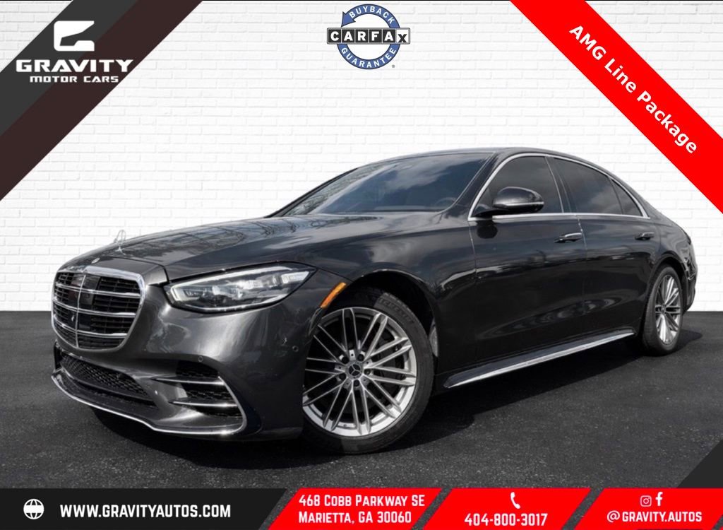 Used 2022 Mercedes-Benz S 580 4MATIC Sedan w/ AMG Line Package video 1