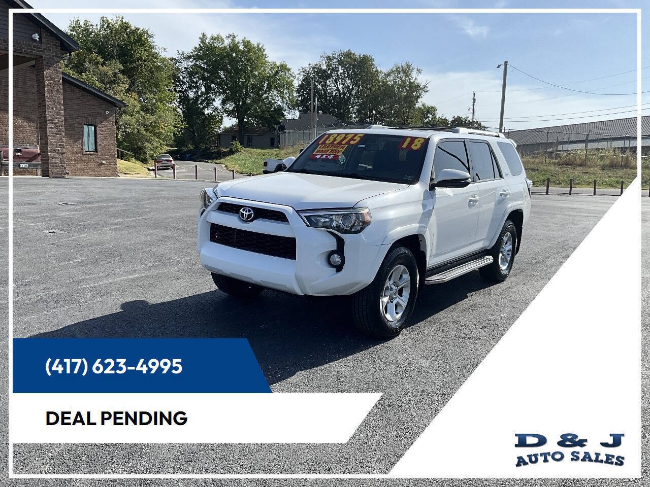Used 2018 Toyota 4Runner SR5 Premium AWD/4WD image 1
