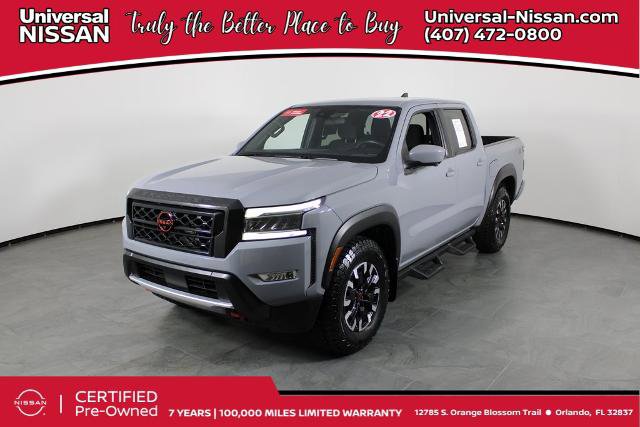 Certified 2022 Nissan Frontier Pro-X