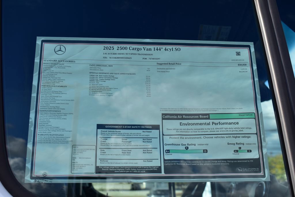 New 2025 Mercedes-Benz Sprinter 2500 image 33