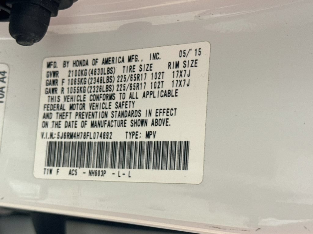 Used 2015 Honda CR-V EX-L image 30