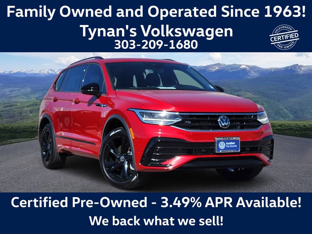 Certified 2024 Volkswagen Tiguan SE R-Line w/ MDO Package, Two-Row