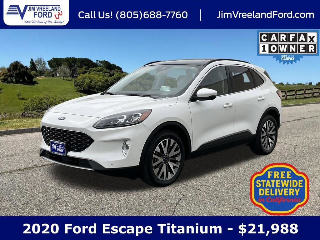 Used 2020 Ford Escape Titanium w/ Titanium Premium Package 2.0 image 1