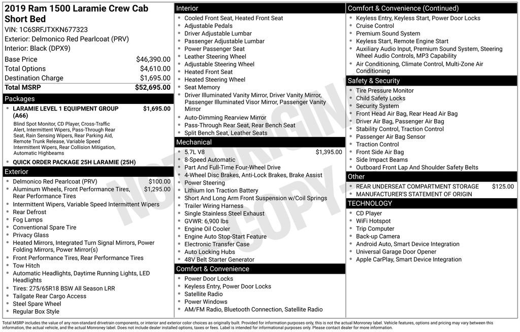 Used 2019 RAM 1500 Laramie image 3