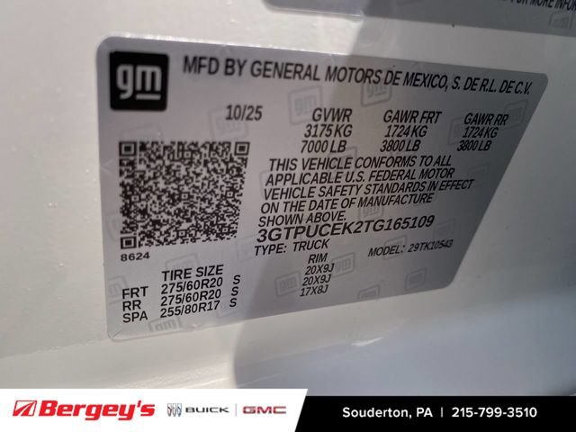Certified 2026 GMC Sierra 1500 Elevation w/ Elevation Select Package AWD/4WD image 37