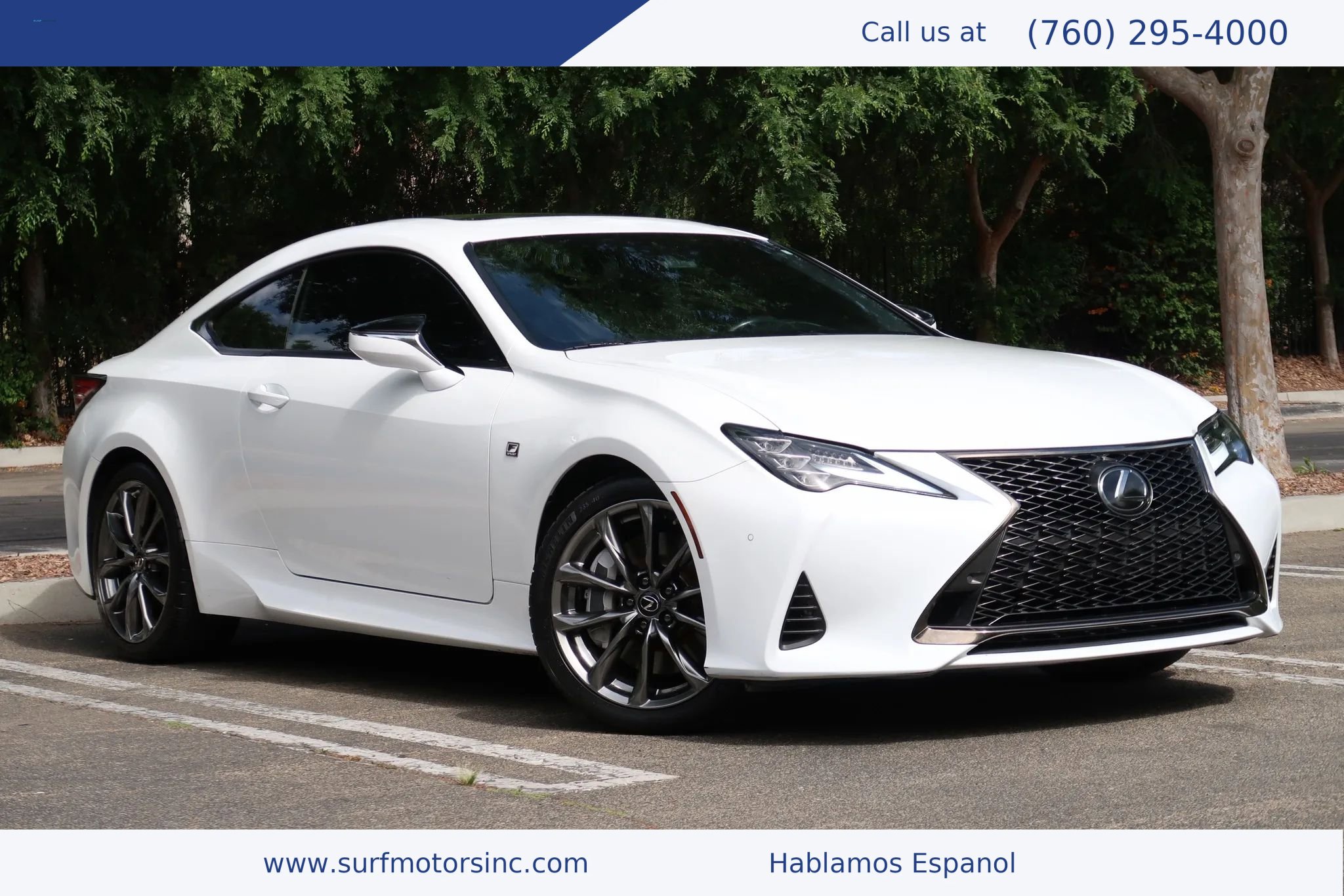Used 2020 Lexus RC 350 F Sport w/ Accessory Package image 1