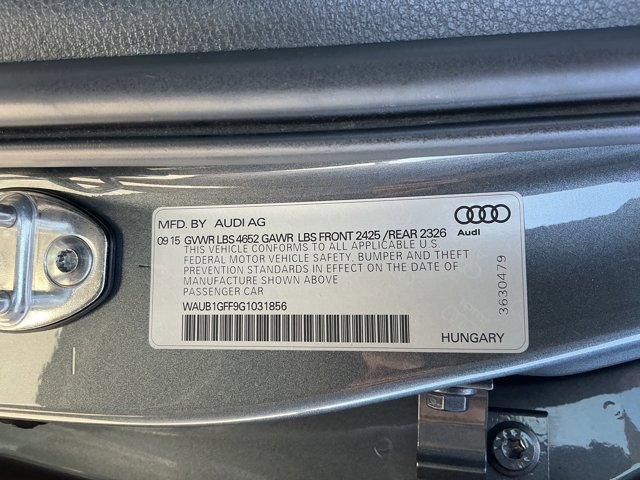 Certified 2016 Audi S3 Premium Plus w/ Technology Package AWD/4WD image 15