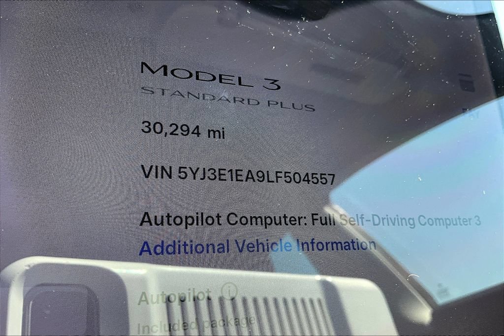 Used 2020 Tesla Model 3 Standard Range Plus RWD image 24