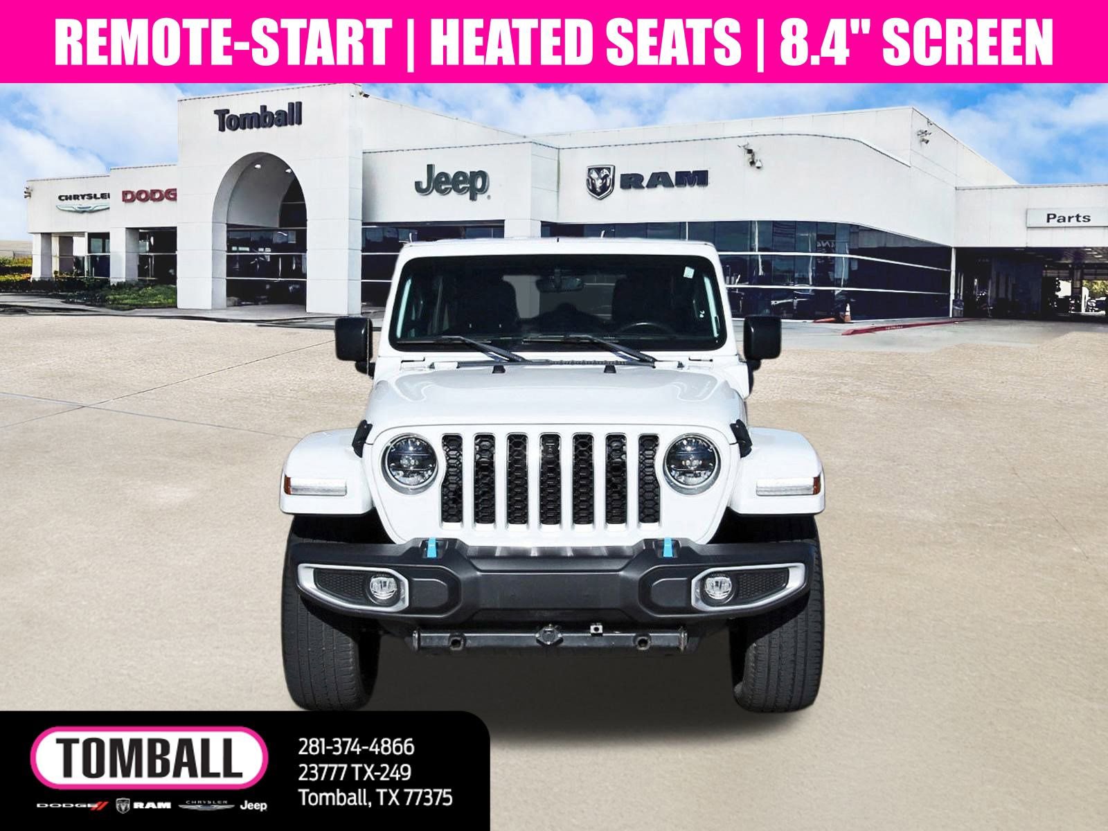 Used 2023 Jeep Wrangler Sahara 4xe w/ Cold Weather Group image 2