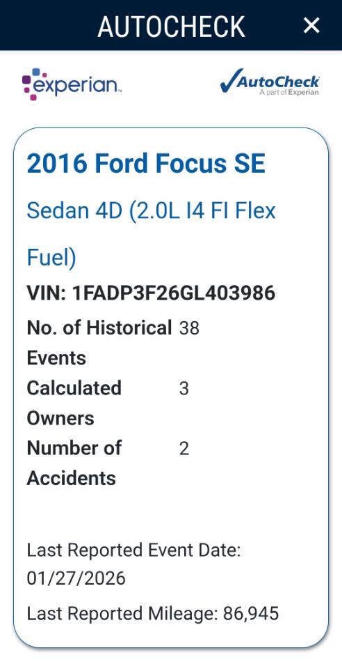 Used 2016 Ford Focus SE FWD image 18