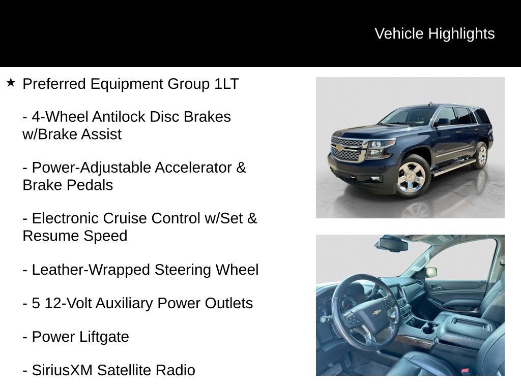 Used 2018 Chevrolet Tahoe LT w/ LT Signature Package AWD/4WD image 16