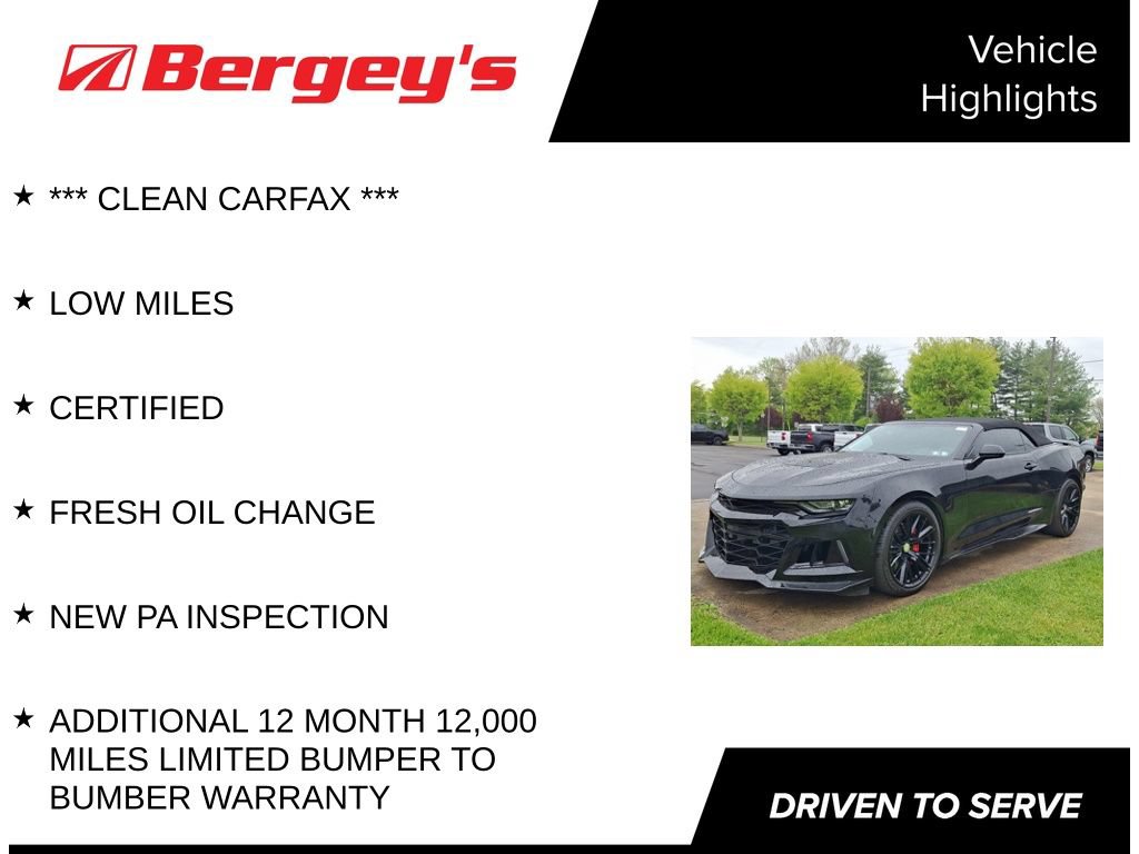 Used 2022 Chevrolet Camaro SS RWD image 4