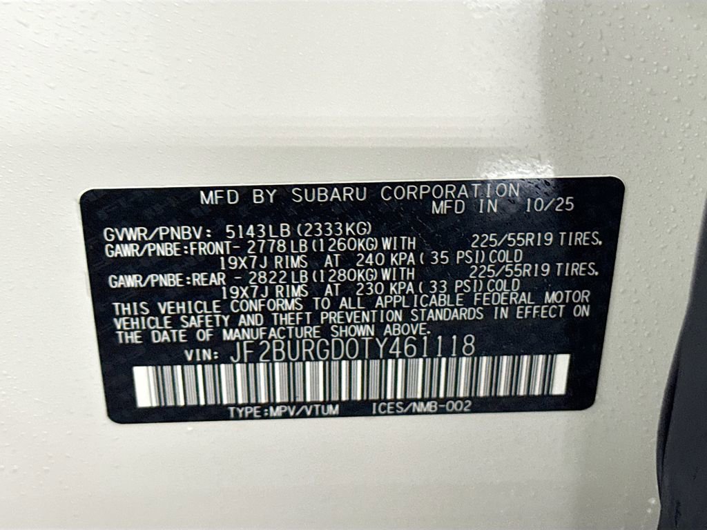 New 2026 Subaru Outback Limited XT image 31