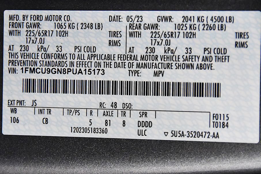 Used 2023 Ford Escape Active w/ Tech Pack #1 AWD/4WD image 15