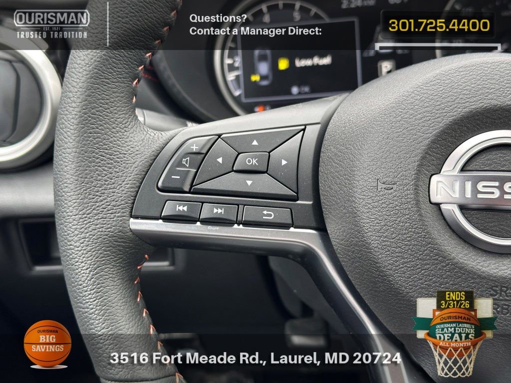 New 2025 Nissan Versa SR w/ Trunk Package image 19