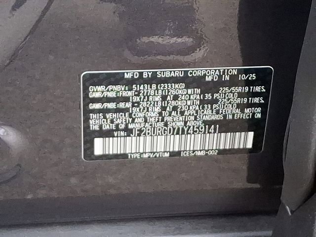 New 2026 Subaru Outback Limited XT image 23