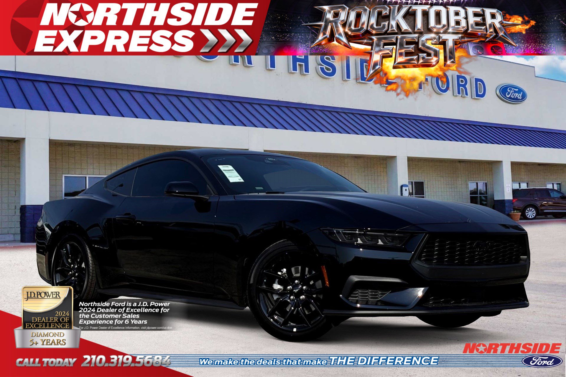 New 2025 Ford Mustang Coupe w/ Mustang Nite Pony Package