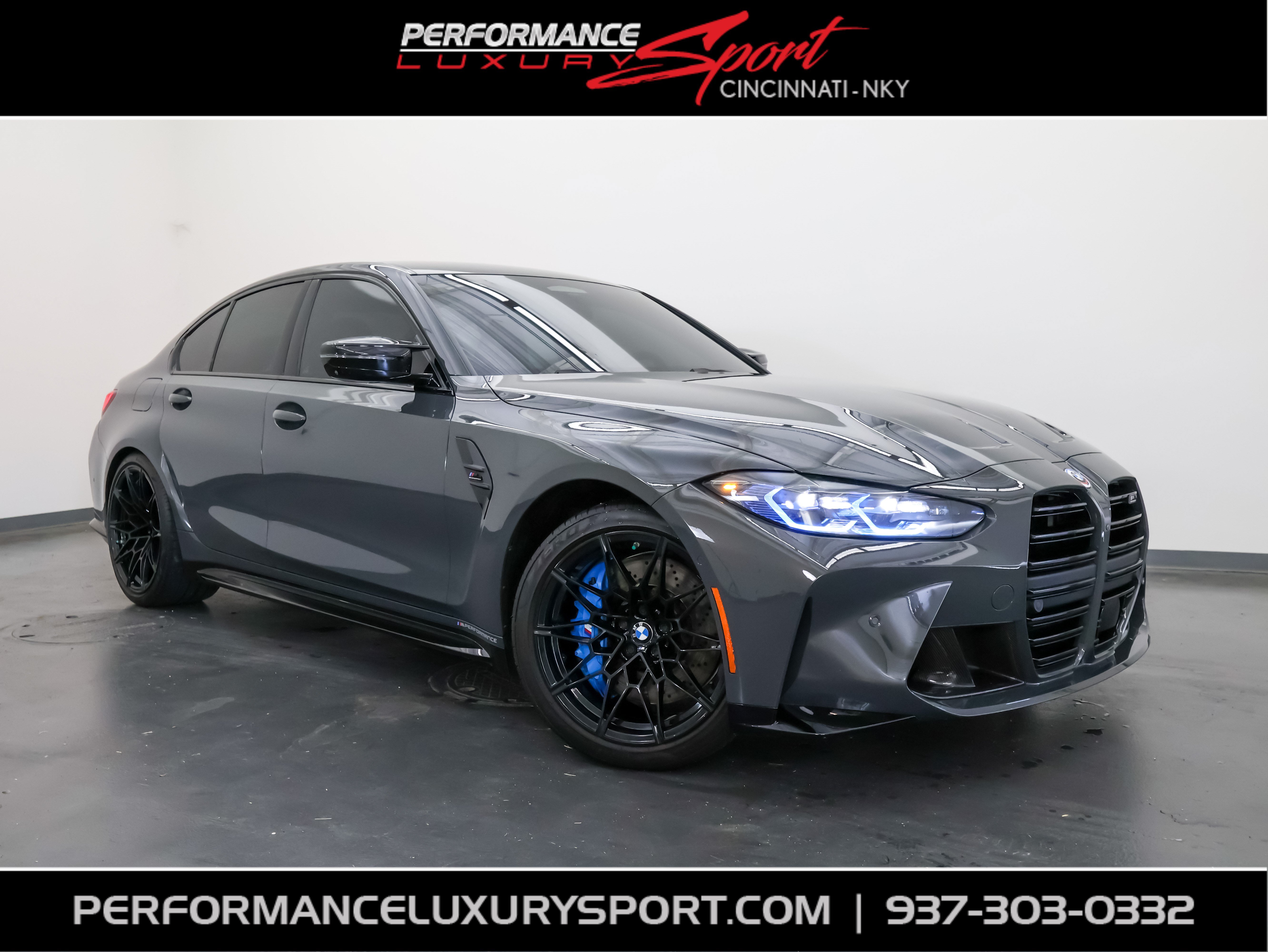 Used 2023 BMW M3 Competition w/ M Carbon Exterior Package AWD/4WD image 1