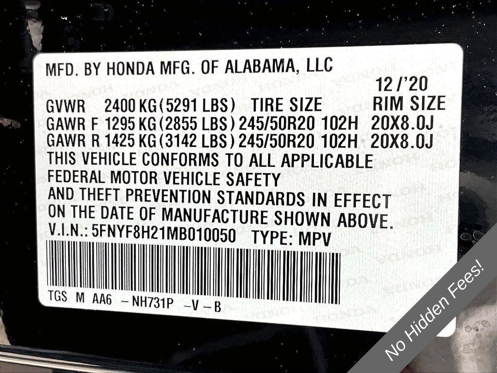 Used 2021 Honda Passport Sport image 30