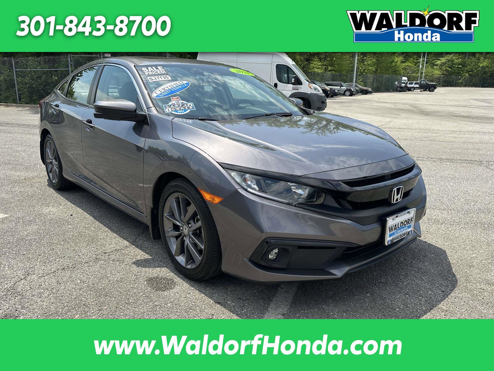 Certified 2021 Honda Civic EX-L image 1