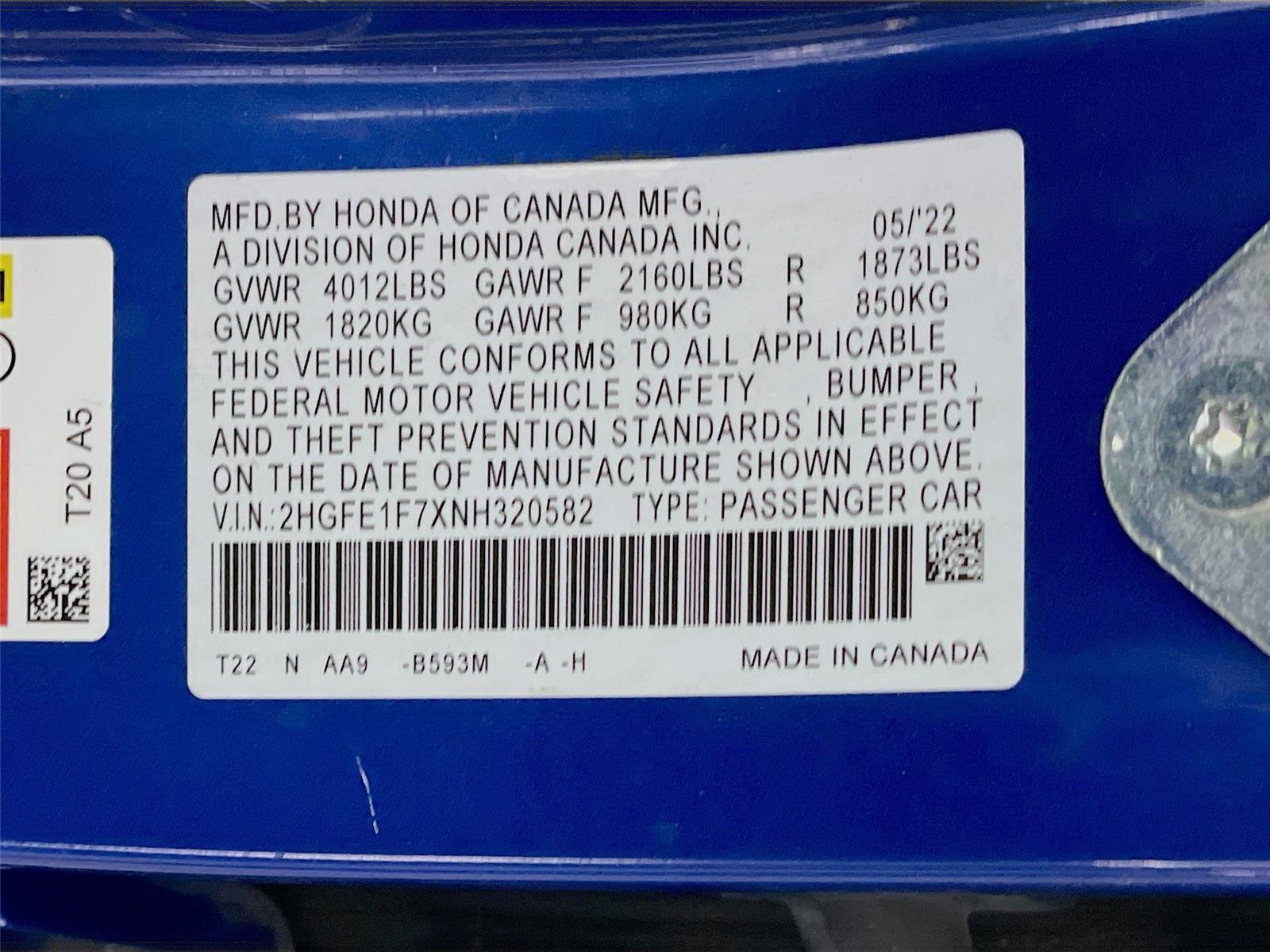 Used 2022 Honda Civic EX image 35