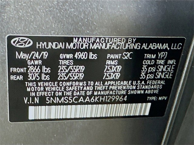 Used 2019 Hyundai Santa Fe Limited image 33