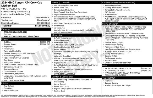 Used 2024 GMC Canyon AT4 image 20