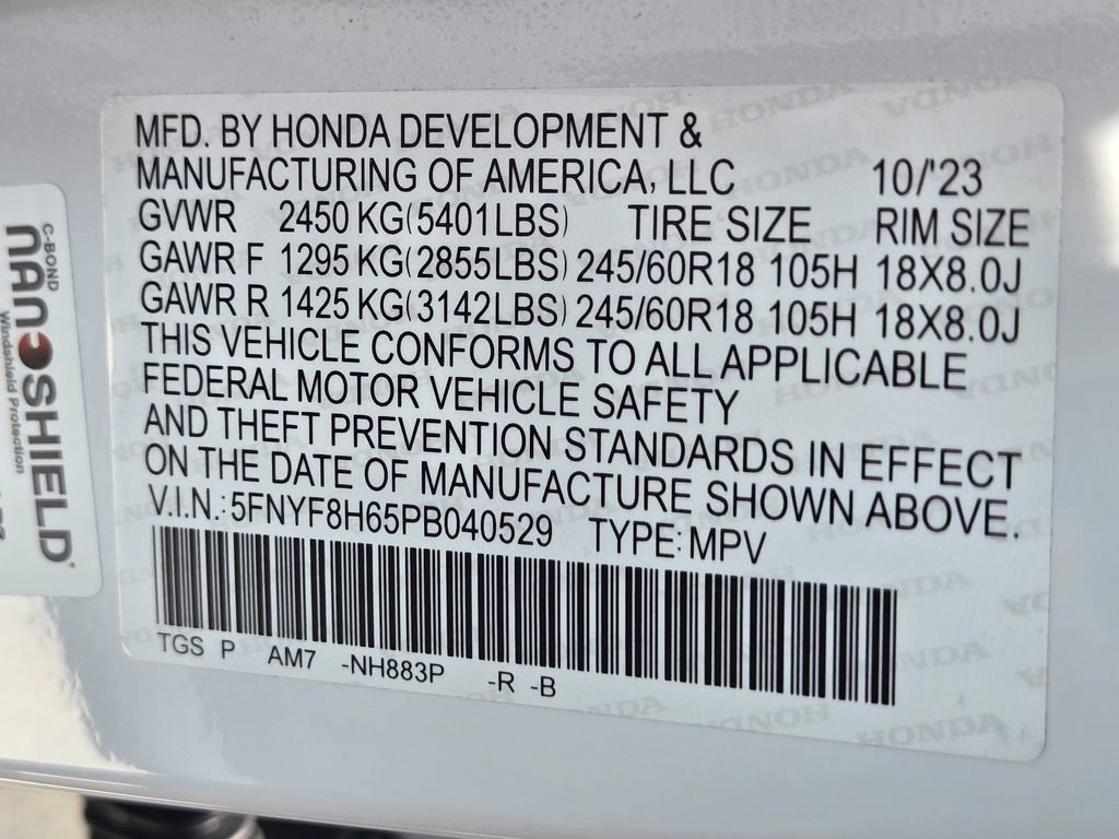 Certified 2023 Honda Passport TrailSport image 35