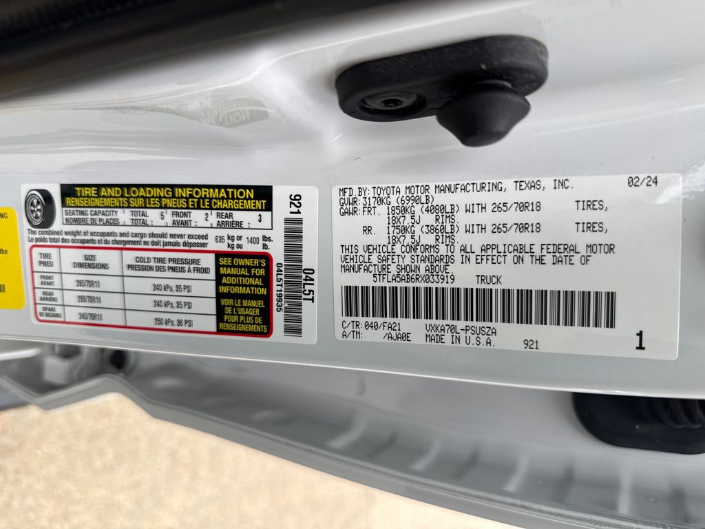 Used 2024 Toyota Tundra SR5 image 35