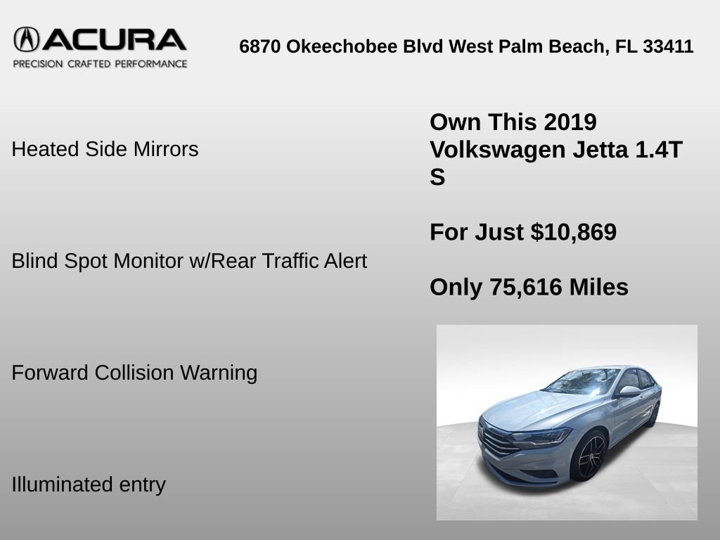 Used 2019 Volkswagen Jetta S w/ Driver Assistance Package FWD image 12