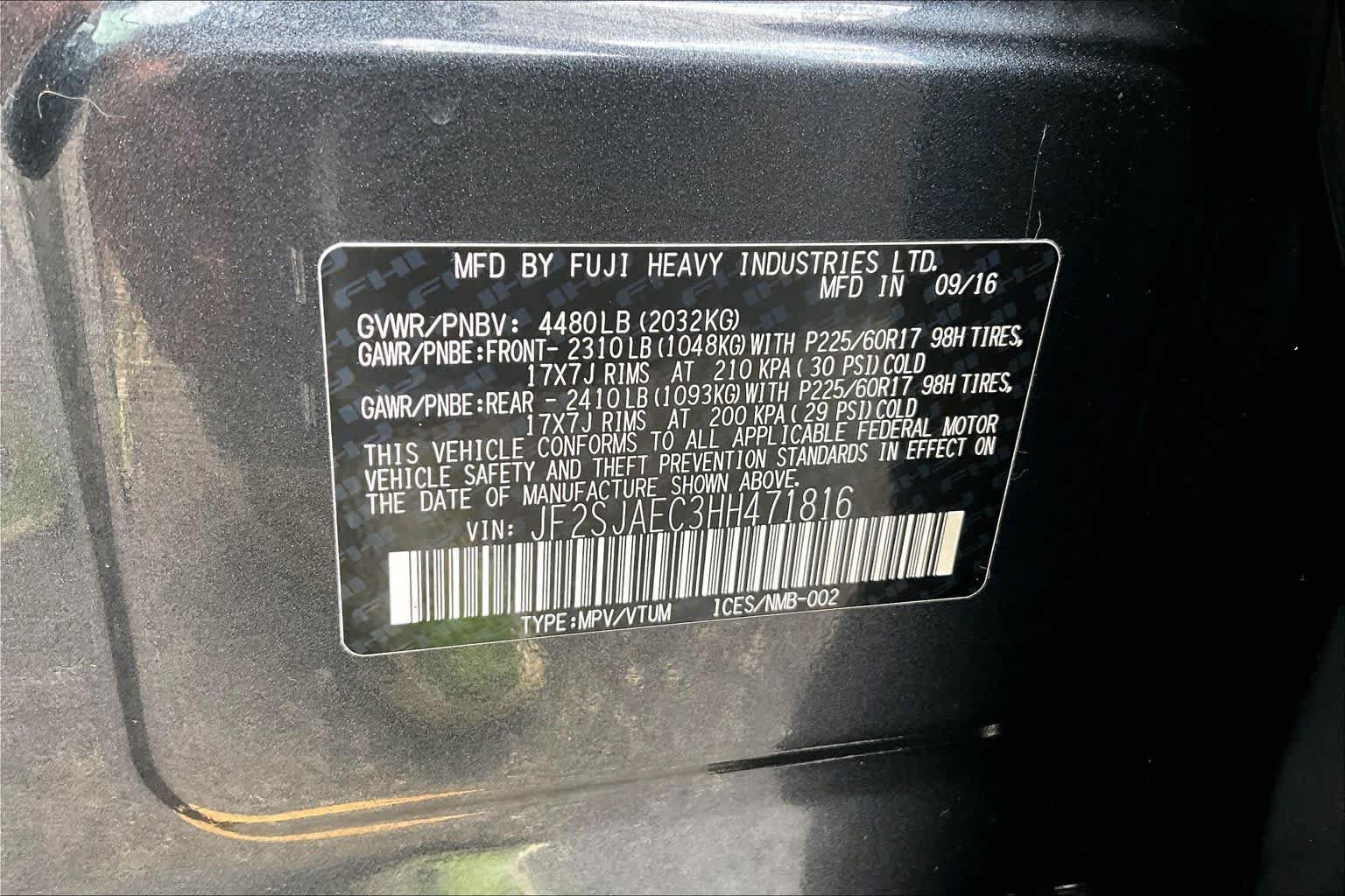 Used 2017 Subaru Forester 2.5i Premium w/ All-Weather Package AWD/4WD image 36
