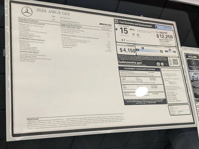 New 2026 Mercedes-Benz G 63 AMG 4MATIC image 17