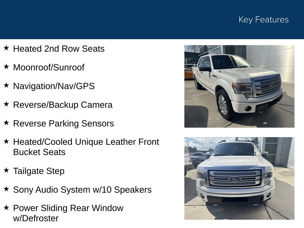 Used 2013 Ford F150 Platinum AWD/4WD image 34