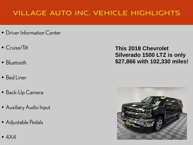 Used 2018 Chevrolet Silverado 1500 LTZ w/ Sport Package image 21