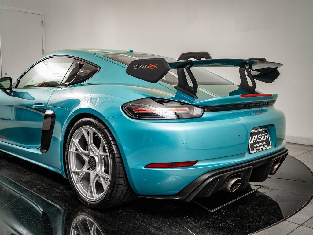 Certified 2024 Porsche 718 Cayman GT4 RS w/ Weissach Package RWD image 29
