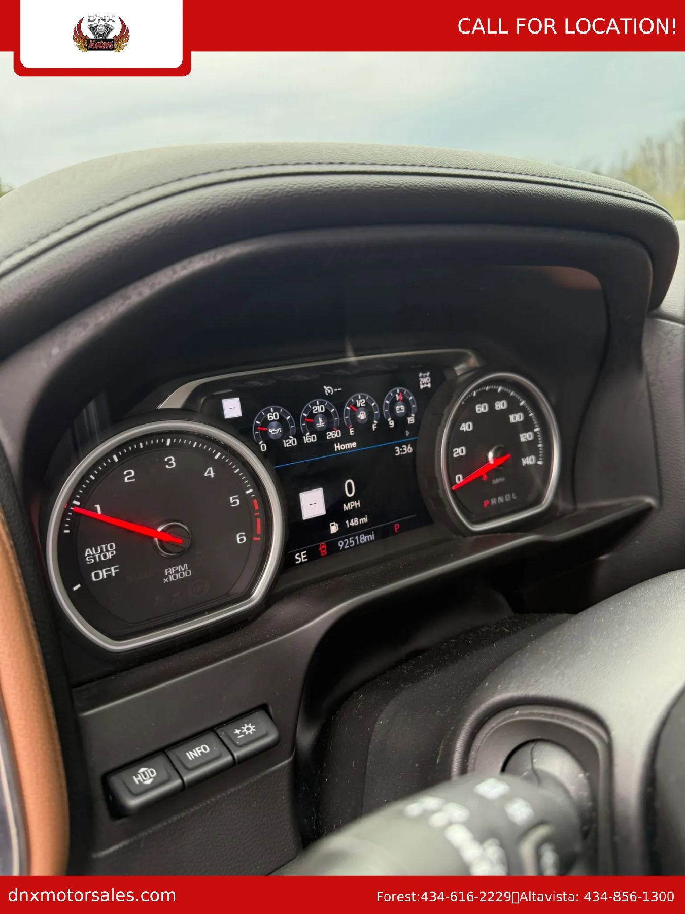Used 2021 Chevrolet Silverado 1500 High Country w/ Technology Package AWD/4WD image 23