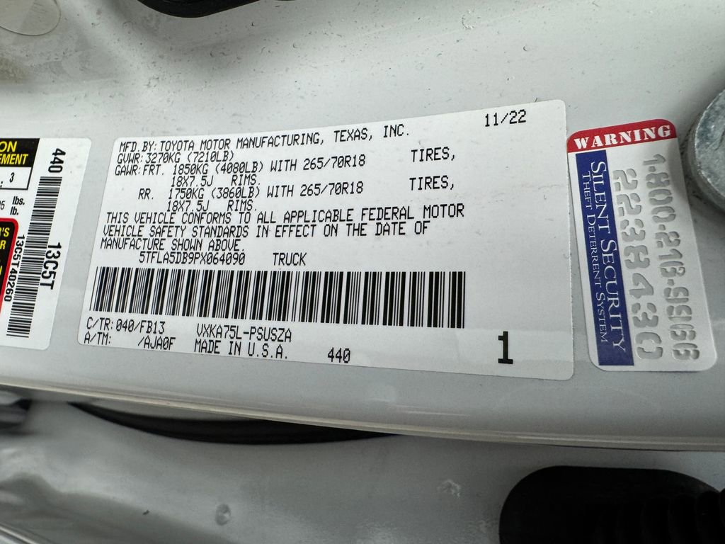 Used 2023 Toyota Tundra SR5 w/ SR5 Convenience Package AWD/4WD image 31
