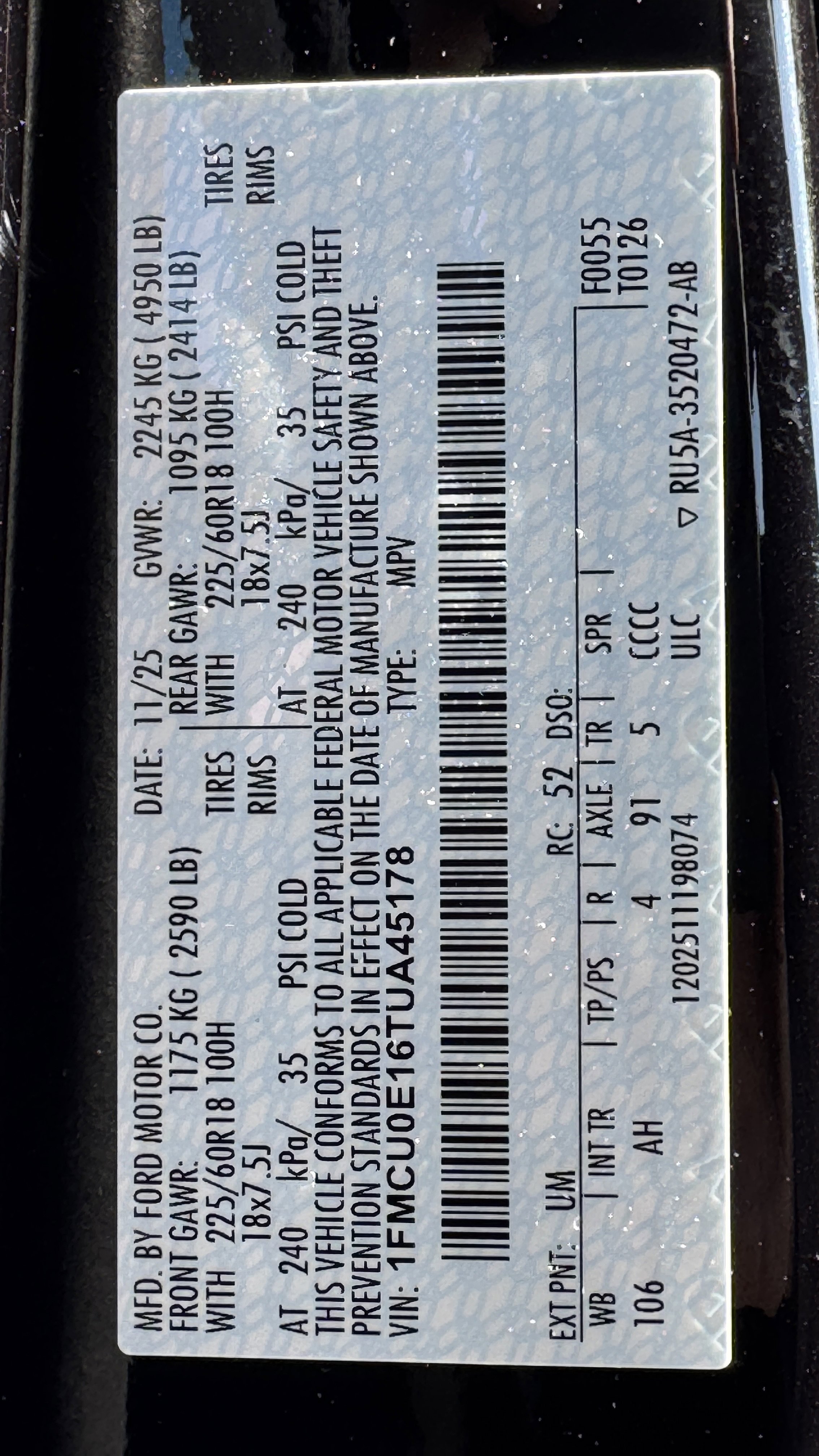 New 2026 Ford Escape SE w/ PHEV Premium Package FWD image 14