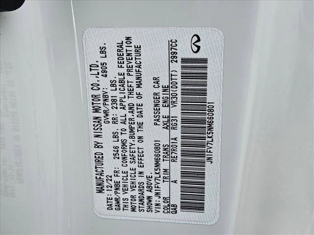 Used 2022 INFINITI Q60 Red Sport 400 w/ Carbon Fiber Package RWD image 24