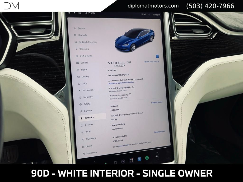 Used 2017 Tesla Model S 90D AWD/4WD image 33