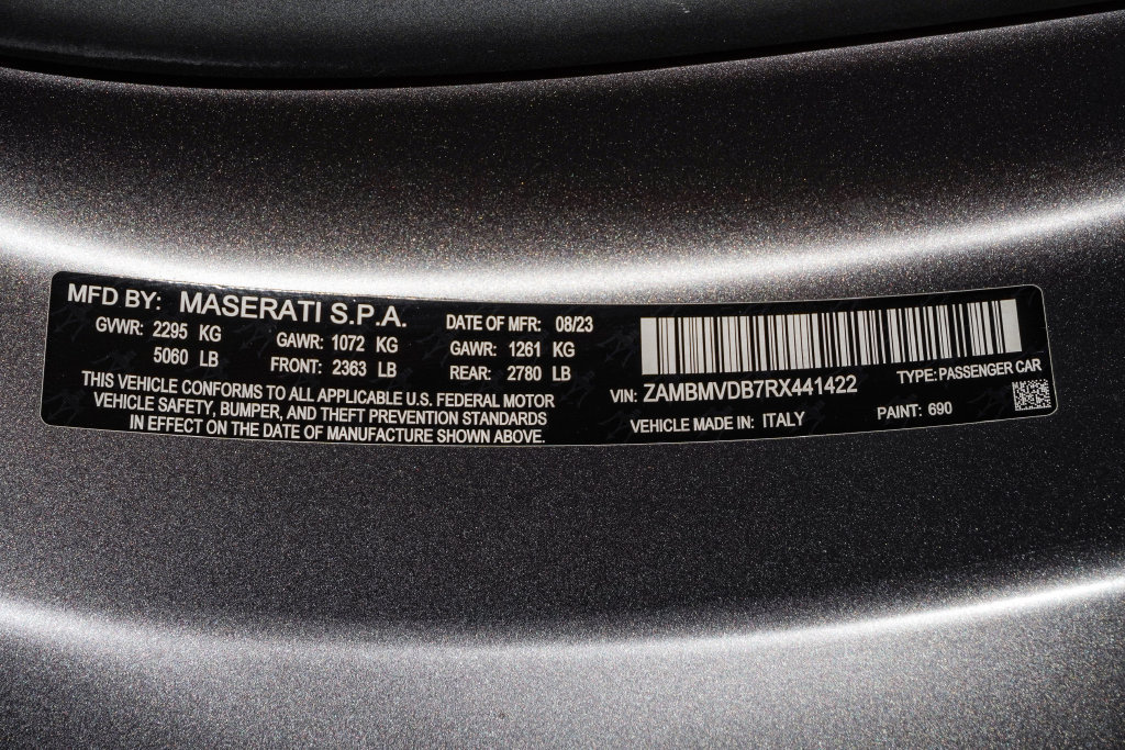 Certified 2024 Maserati GranTurismo Trofeo AWD/4WD image 32