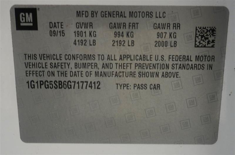 Used 2016 Chevrolet Cruze LTZ w/ Sun, Sound and Sport Package FWD image 35
