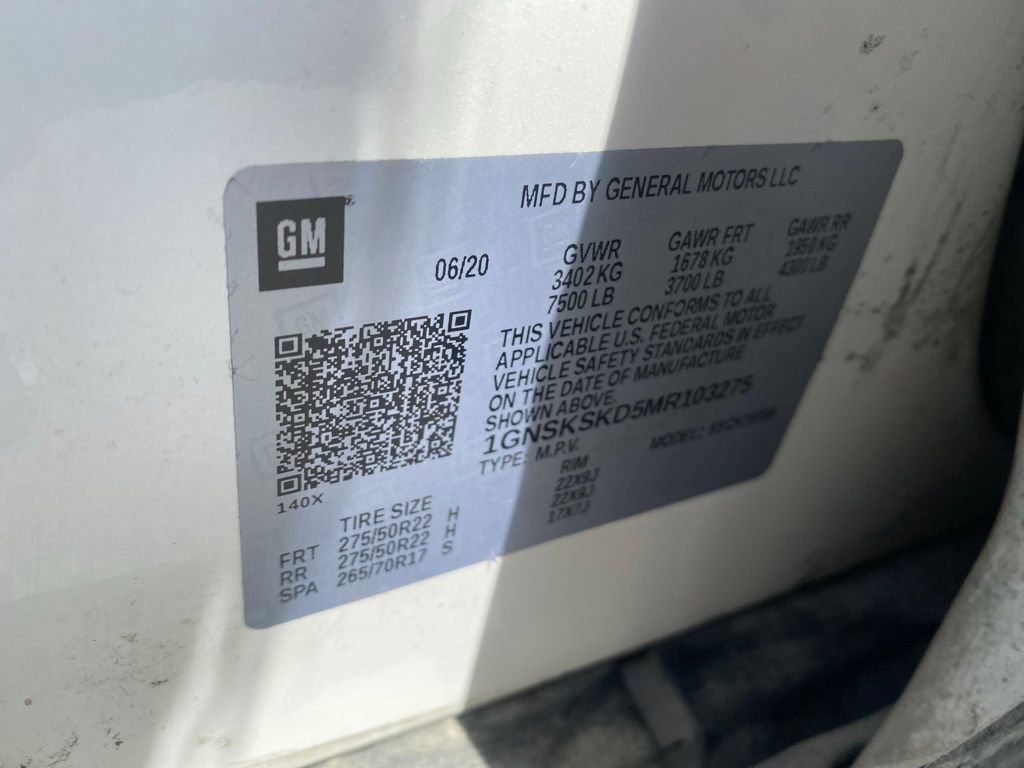 Used 2021 Chevrolet Tahoe Premier w/ Premium Package image 16