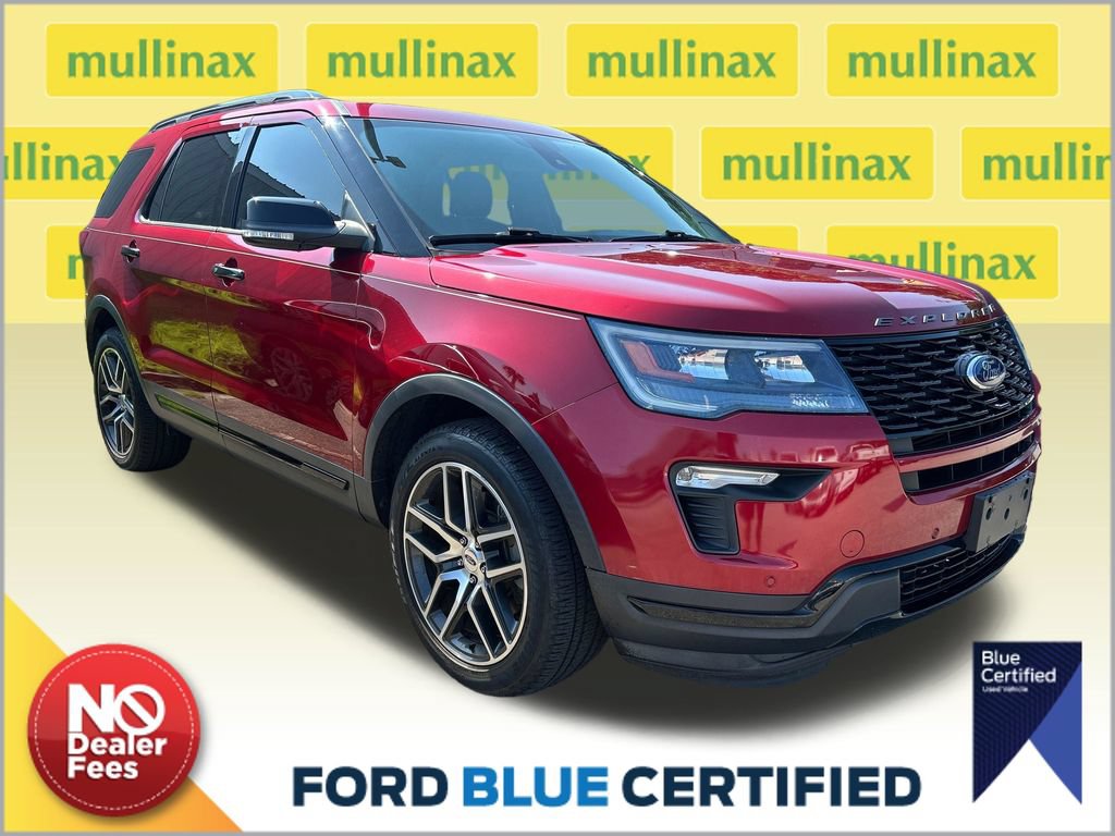 Certified 2018 Ford Explorer Sport w/ Ford Safe & Smart Package AWD/4WD image 1