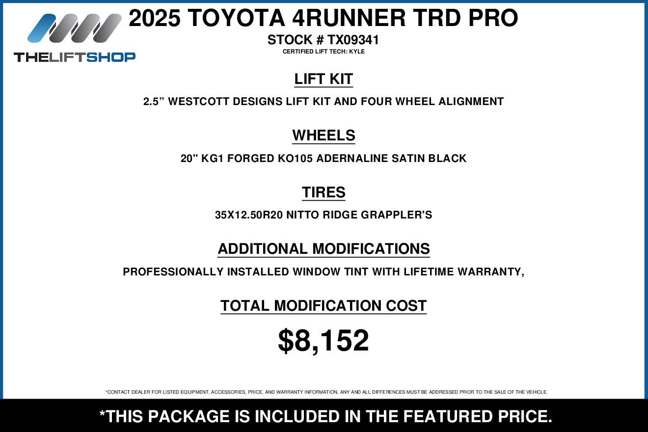 Used 2025 Toyota 4Runner TRD Pro AWD/4WD image 2