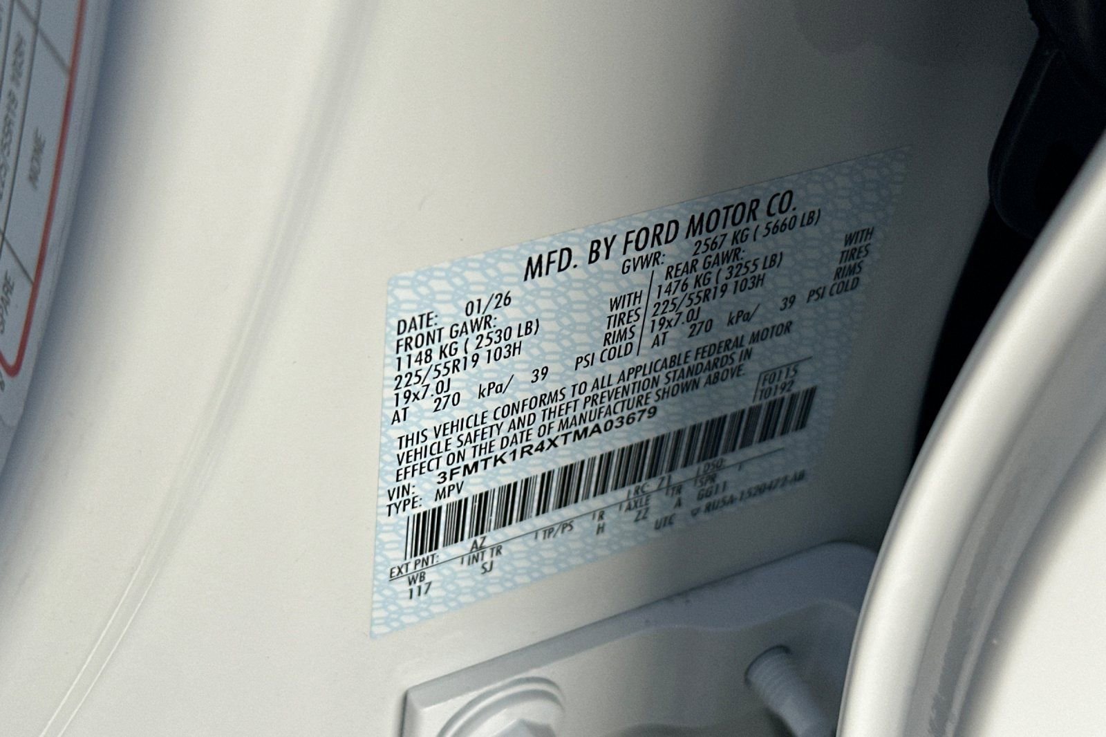 New 2026 Ford Mustang Mach-E Select w/ Interior Protection Package image 26